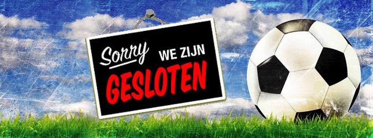 Aangepaste openingstijden kantine komend weekend