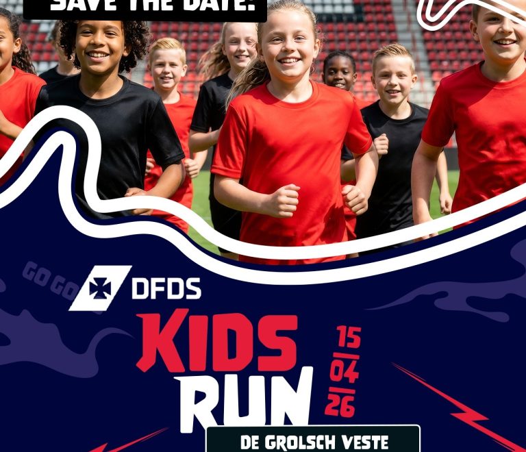 Bon Boys naar de Kidsrun bij De Grolsch Veste!