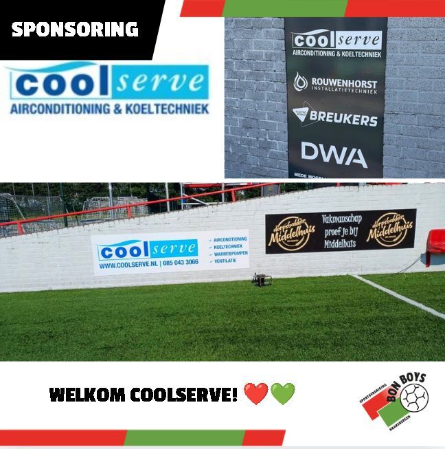 Nieuwe sponsor: Coolserve B.V.