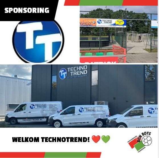 Nieuwe sponsor: Techno Trend!